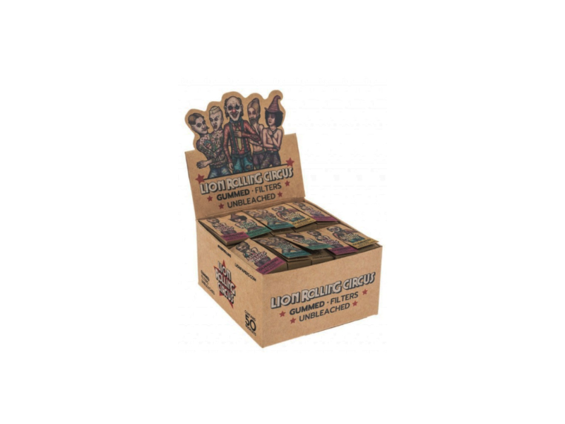 Lion Rolling Circus Caja Filter Unbleached Large